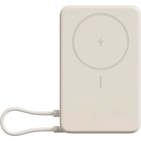 Xiaomi Magnetic Power Bank 10000 33W Bege com Suporte Integrado