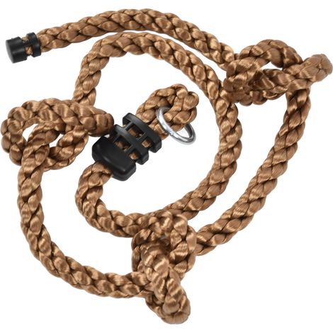 Corde d'escalade pour enfants, haute résistance, 3 nœuds, sécurisée pour suspendre une balançoire à un arbre, pour balcon ou jardin. (1/5)