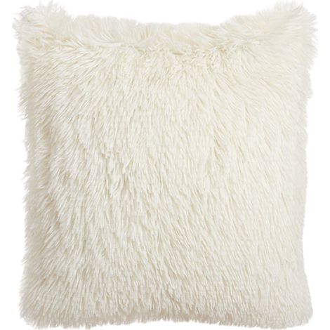 Housse De Coussin - Fourrure Synthétique - 40x40 cm - Beige - Fermeture Éclair Cachée - 1 Pièce (1/5)