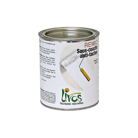 10L-blanc-Sous-couche mur et plafond anti-tache REMIO intérieur 1L/10m2 Livos