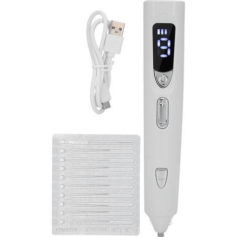 Stylo Électrique Élimination Taches Sombres 9 Vitesses Anti-Grains de Beauté (1/5)