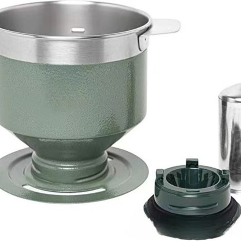 Manuelle Filterkaffeemaschine – Bereitet 1 bis 6 Tassen Filterkaffee zu – Wiederverwendbarer Filter – Keine Einweg-Papierfilter – BPA-frei – Leicht zu reinigen – Umweltfreundlich