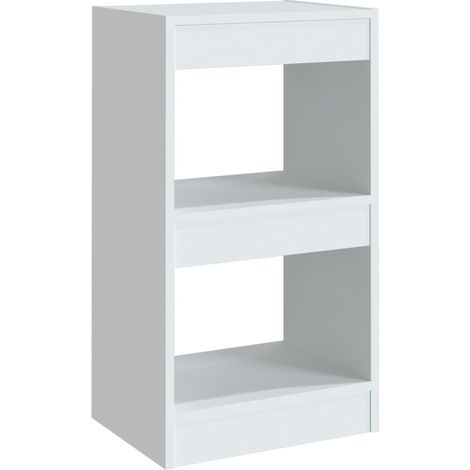 Maison Exclusive - Libreria/Divisorio Bianco 40x30x72 cm