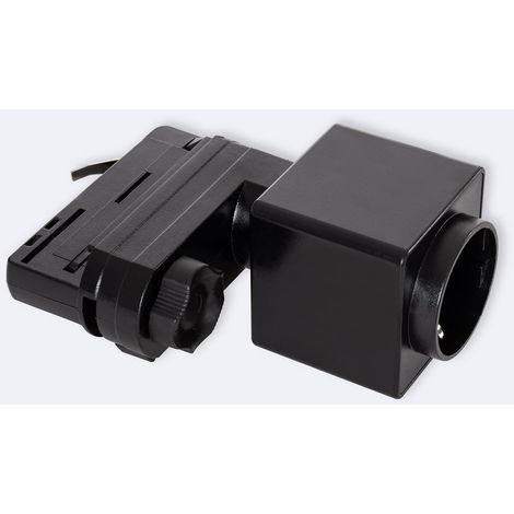 Presa Tipo F Schuko per Binario Trifase  Nero (1/4)