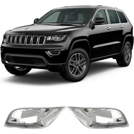 1 Paar Nebelscheinwerfer-Zierrahmen 6AH12SZ0AB und 6AH13SZ0AB für Jeep Grand Cherokee 17-21 (1/5)