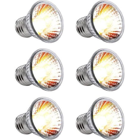 E27 Lampe Tortue,25W Ampoule Chauffante,Lampe Chauffante Terrarium,Tortue Soleil Ampoule Uva + Uvb3.0 Spectre Complet Tortue d'eau Chauffage Lampe Solaire Reptile Lampe Violet Ligne Extérieure