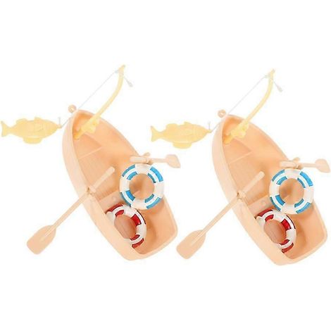 Accessoires miniatures pour maison de poupée et bateau (lot de 2) - ABS kaki (1/5)
