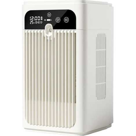 Raffrescatore d'aria personale，Raffrescatore d'aria portatile，timer intelligente，batteria ricaricabile da 3000 mAh，per camera da letto