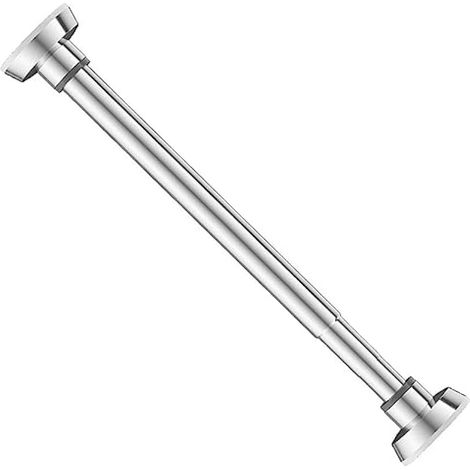Tringle Rideau Extensible, Tringle à vêtements télescopique réglable en acier inoxydable, Sans Perçage, Porte vêtements Cintre pour Suspendre des Cintres et Habillement Dans une Penderie, 35cm à 55cm (1/5)