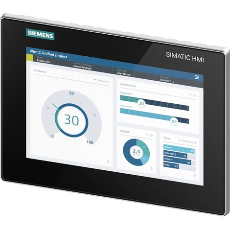 [NEUWERTIG] B-Ware Siemens Simatic Bedienpanel Sps Touchpanel Hmi Panel Mtp1000 Unified Comfort Dvd