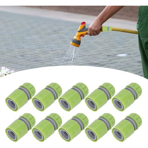 G1/2 Schnellkupplungsset für Bewässerungsanlagen (ABS, 12 mm Innendurchmesser, 10 Stück) – für Gartenschläuche und Bewässerungssysteme (1/5)
