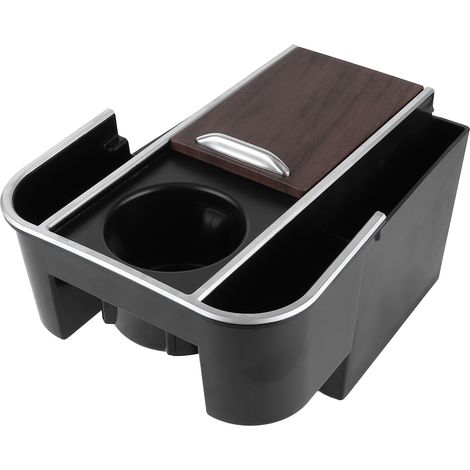 Rangement pour voiture : Boîte de rangement pour accoudoir Land Rover Discovery Sport 2020, boîte de rangement multifonctionnelle avec aspect bois naturel. (1/5)
