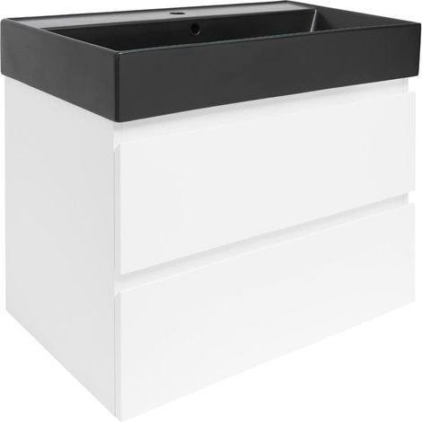 Ensemble meuble avec vasque SAT - B-Way - 79x50x45 - Blanc