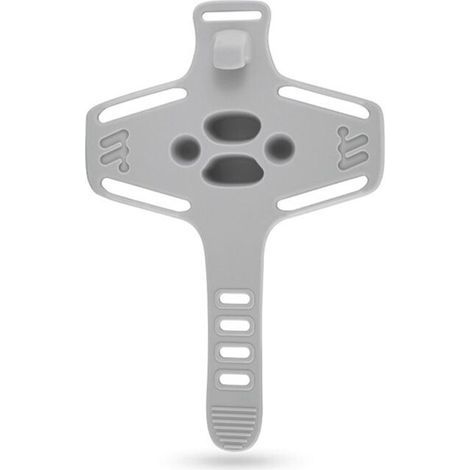 Support téléphone portable silicone pour vélo et moto 4 à 6.7 pouces compatible pour téléphones gris