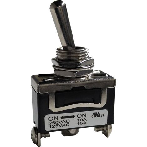 Interrupteur à levier RS PRO, On-On, 1RT, 10 A ( Prix pour 1 )