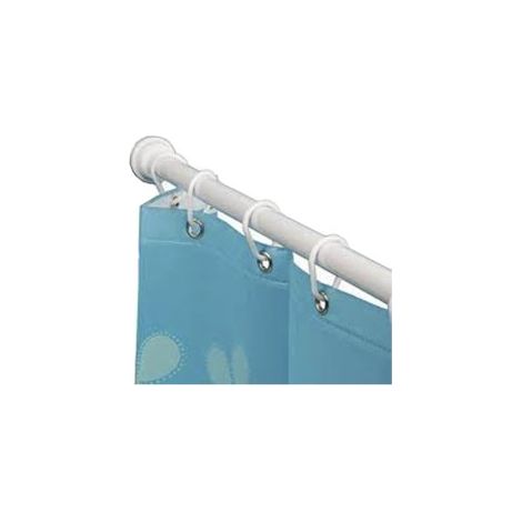 Barre Rideau Blanche Mirtak Extensible, Design épuré - Mirtak (1/2)