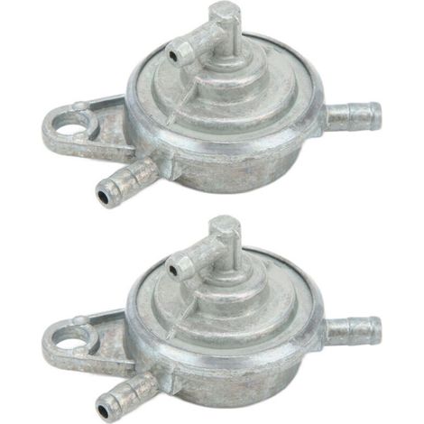 Piece Vacuum Fuel Pump Petcock Aluminum Alloy Material Easy Installation Compatible Scooters GoKarts ATV Gy6 Original Standard.