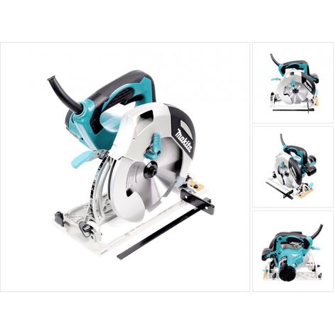 Makita – Scie circulaire électrique 1400 W – Lame 190 mm pour bois dur – Profondeur de coupe 67 mm – Frein moteur – HS7101