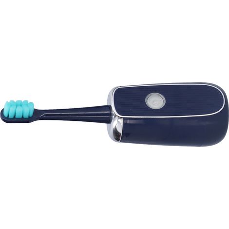 Brosse à dents ultrasonique U, brosse à dents électrique portable, recharge USB (avec batterie intégrée), bleu (1/5)