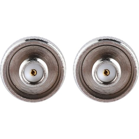 2 Pièces Adaptateur SMA Femelle vers BNC Femelle Connecteur RF (1/5)
