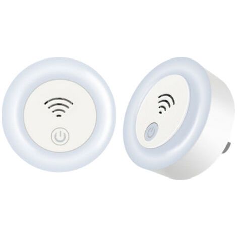BUNTHAUS PA Repelente de insectos ultrasónico con luz LED, seguro y eficaz para repeler insectos, diseño compacto y liviano, perfecto para uso en el hogar y el jardín. (1/4)