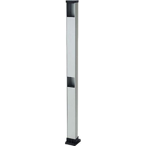 FAAC 401035 Double colonne haute en aluminium pour photocellules XP20-XP30 et sélecteur de hauteur 100cm (1/2)