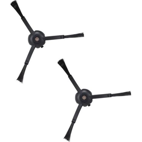 Lot de 3 brosses latérales triangulaires compatibles Roborock S8 / S8+ / S8 Pro Ultra, coloris noir (1/5)