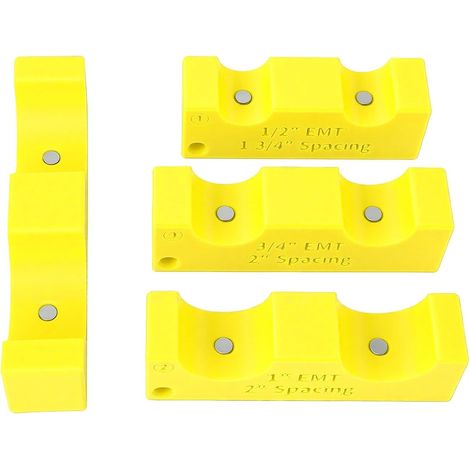 Satz mit 4 magnetischen Rohrabstandshaltern für 1/2"-EMT-Rohre (1/5)