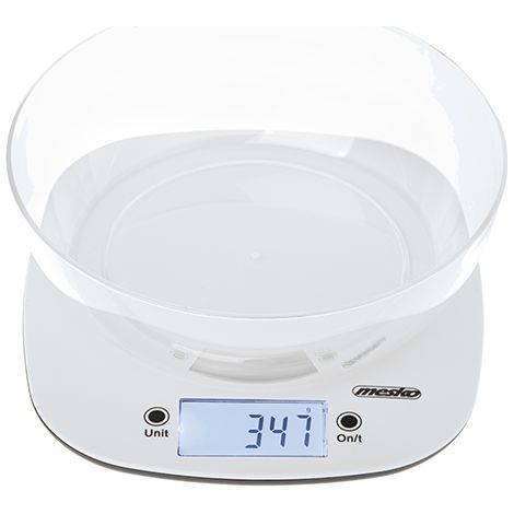 Bilancia da cucina Mesko MS3179w con ciotola