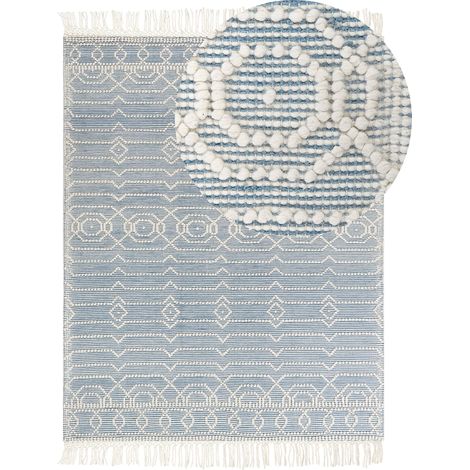 Rug ORHANELI Blue 160 x 230 cm Wool