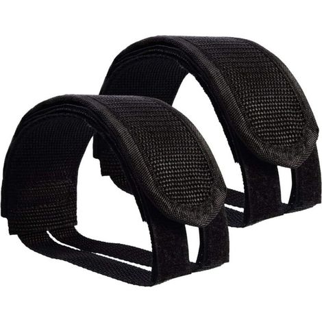 Lntyq 2 pieces Ceinture de Sangle de Pédales de Vélo,Sangles de Pédales de Vélo d'Appartement,Sangles de Pédale de Vélo,Pédale de Vélo Sangles,pour Les Pédales de Vélo Antidérapantes,Bike Pedal Strap (1/5)