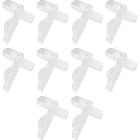 Lot de 10 Chevilles de Support D'étagère Transparentes 4,7 X 17,1 X 20 Mm Compatible avec Elddis La Boussole (1/5)