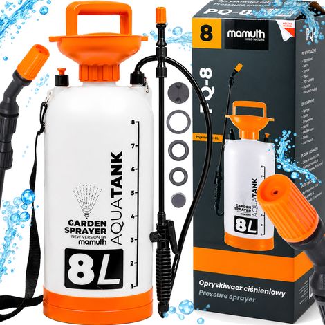 DROUGSPRAY 8L MAMUTH Pulvérisateur à pression, arrosoir avec longue lance et harnais (1/5)