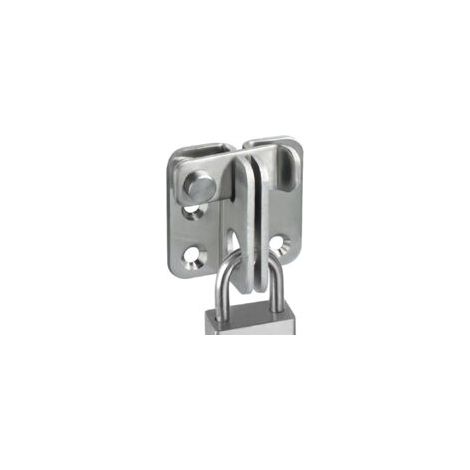 – Cerradura antirrobo para puertas correderas – Acero inoxidable cepillado – 2 mm de grosor – Protege ventanas y armarios – Resistente a la humedad – EMS3001-B – Crezuo