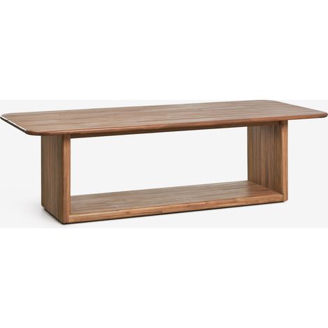 Mesa de comedor rectangular 265x120 cm en madera de acacia Siena SKLUM (1/5)