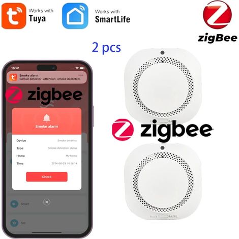 Détecteur de fumée intelligent ZigBee : Sécurité et protection incendie à domicile (1/5)