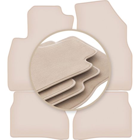 Tapis beiges PREMIUM pour : Fiat Doblo II 2009-2020 (1/5)