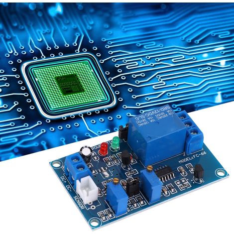 Interrupteur de commande de lumière 12 V CC, module relais à photorésistance avec temporisation réglable et capteur de détection de lumière (1/5)