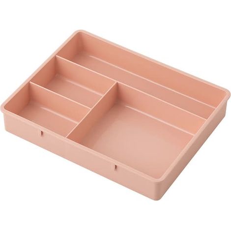 Skrivbordslåda Organisateur Stapelbar multi-cellules Desktop Storage Divi Rose (1/5)