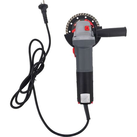 Amoladora angular Hoozar, modelo 125mm 800W, ideal para cortar y desbastar, con regulación de velocidad, diseño compacto, potente y eficiente para trabajos de precisión.