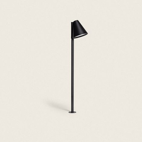 Lampioncino per Esterni LED 6W 60 cm con Picchetto Drimlec Nero Opaco