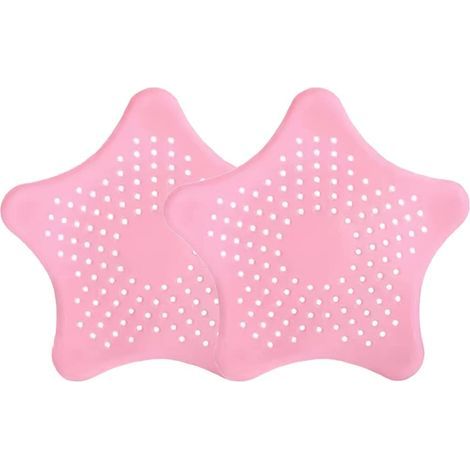 Filtre Évier en Silicone, 2 Pcs Filtre à Cheveux en Silicone, Filtre Evier Cuisine, Passoire Universelle en Silicone, pour Douche, Baignoire et Cuisine (1/5)
