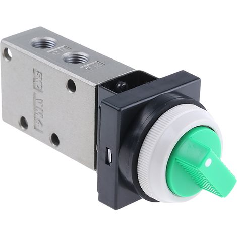 Vanne pneumatique SMC VM400 Sélecteur rotatif 3/2, Rc 1/8, 1/8pouces ( Prix pour 1 )