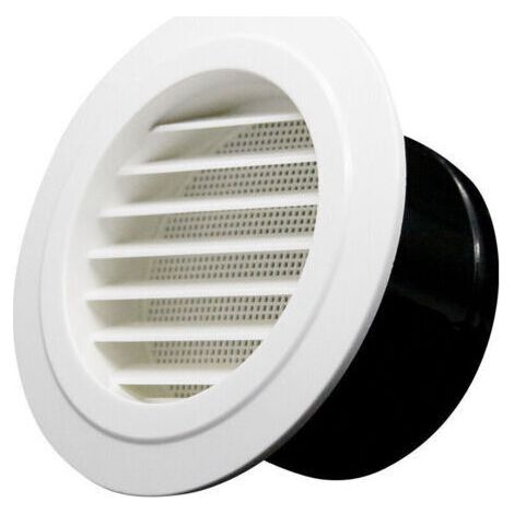 75mm Bouche de Ventilation avec Grille de Protection - ABS (ø75mm)-- (1/5)