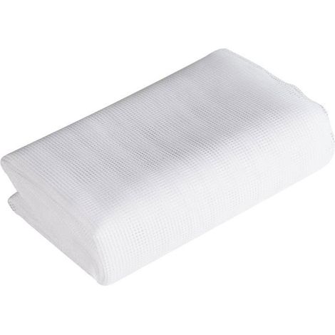 Tulle Moustiquaire Fibre de Verre, Toile Haut de Gamme en Ibre de Verre, Protection Eficace Contre les Insectes, 150 x 300 cm, Blanc (1/3)