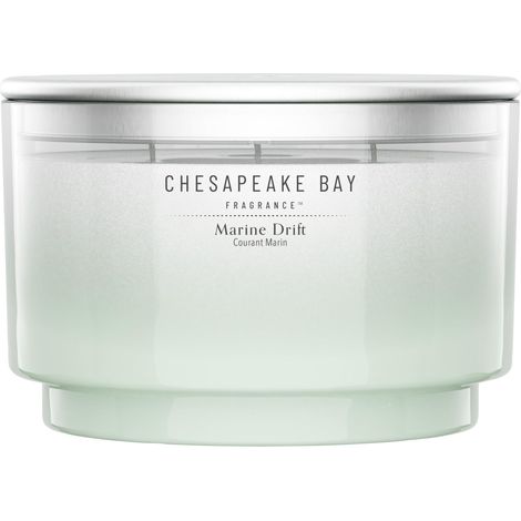 Bougie parfumée Bougie 3 mèches Courant marin Cadeaux parfaits pour femmes (1/5)