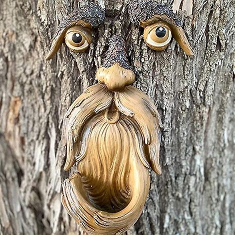 Einzigartige Vogelfutterhäuschen aus Kunstharz für den Innen- und Außenbereich, Gartendekoration (1/5)