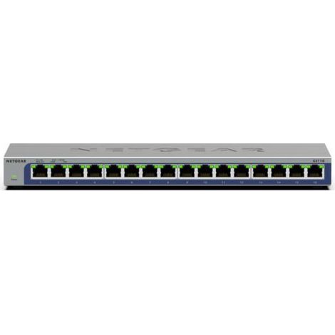 NETGEAR GS116 Unmanaged L2 Gigabit Ethernet (10/100/1000) Schwarz