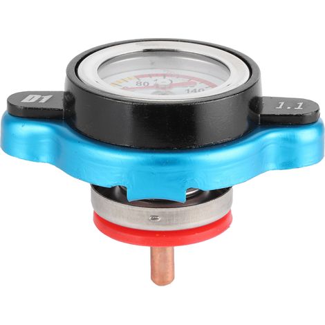 Universeller thermostatischer Heizkörperverschluss mit Temperaturanzeige, wasserdicht, breiter Kopf, 1,1 bar, für Wassertanks. (1/5)