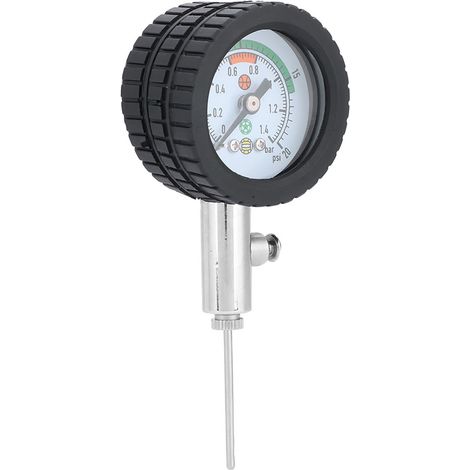 Manomètre en Acier Inoxydable pour Ballons de Football et Basketball (1/5)